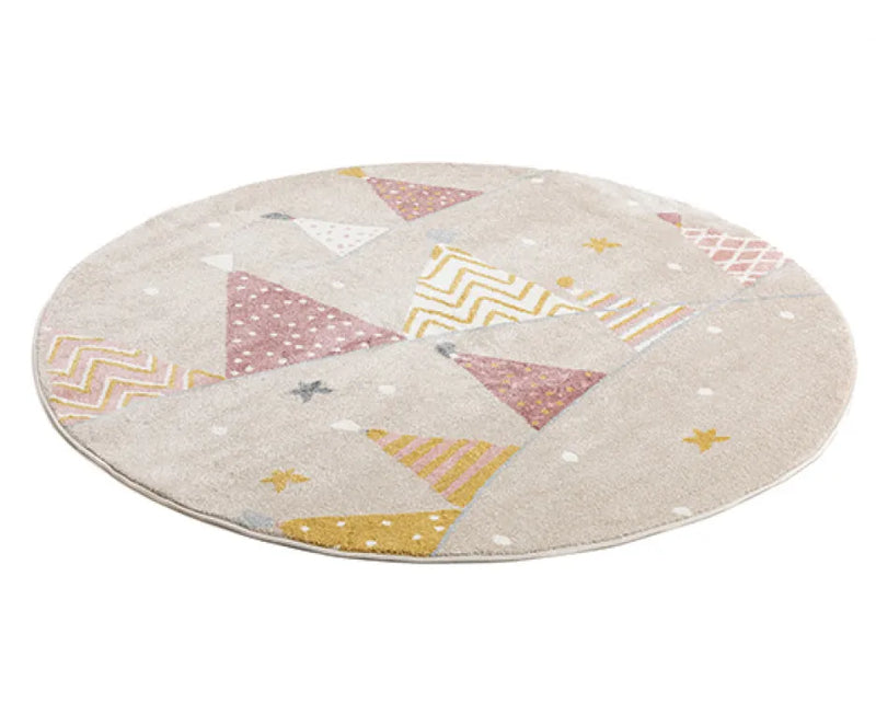 Tappeto Rotondo Triangoli dei Sogni