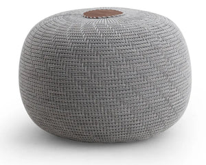 Pouf Buta in Maglia SenapePouf Buta in Maglia – Colori Caldi per un Tocco Bohem