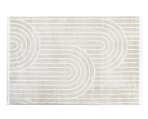 Tappeto Beige Geometrico