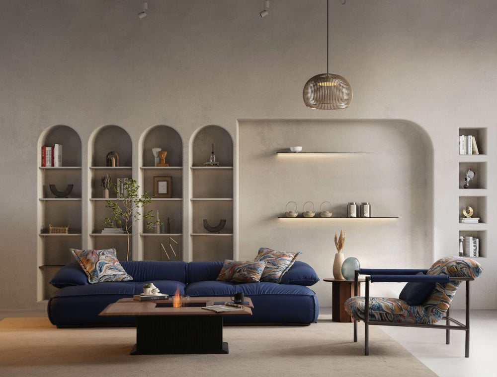 Derma – Set Divani di Design con Divano Chester e Poltrona