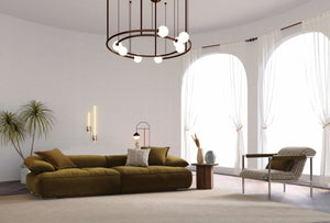 Derma – Set Divani di Design con Divano Chester e Poltrona