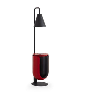 Lampada da terra Tiesto – Rosso