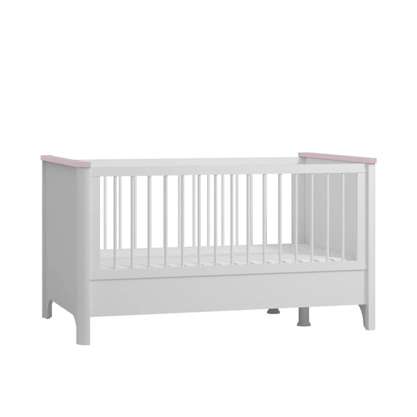 Lima convertible crib 60x120 cm, angled view