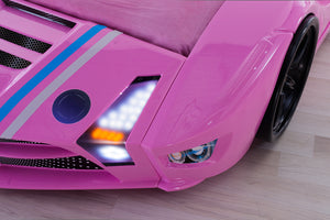 Luxuriöses Premium-Autobett mit LED-Beleuchtung und Lautsprechern, 90 x 190 cm