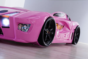 Luxuriöses Premium-Autobett mit LED-Beleuchtung und Lautsprechern, 90 x 190 cm