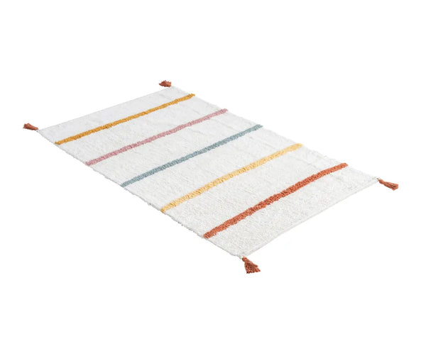 Tappeto a Righe Colorate