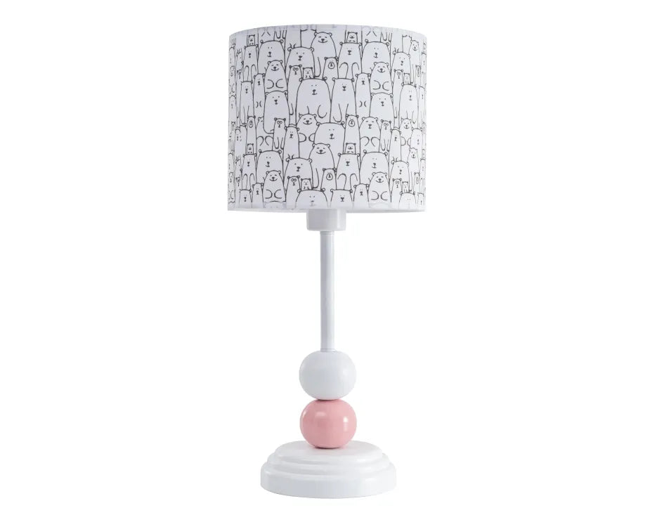 Lampada da Tavolo con Orsetti Bianchi