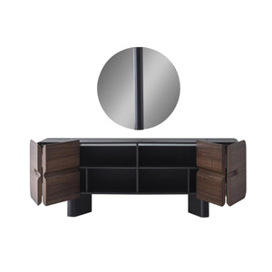 Maybach Walnuss - Esszimmergarnitur