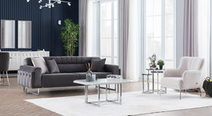 Natura Divano Letto 3 Posti Antracite