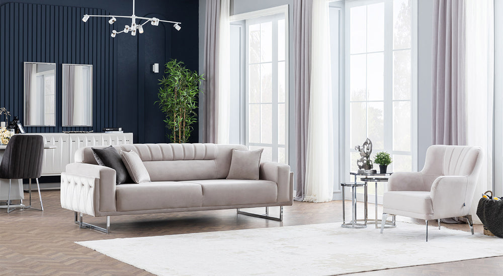 Divano Natura 3 Posti Beige