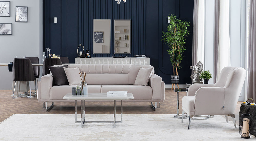 Divano Natura 3 Posti Beige