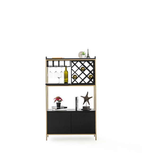 Mobile bar Jack – Nero