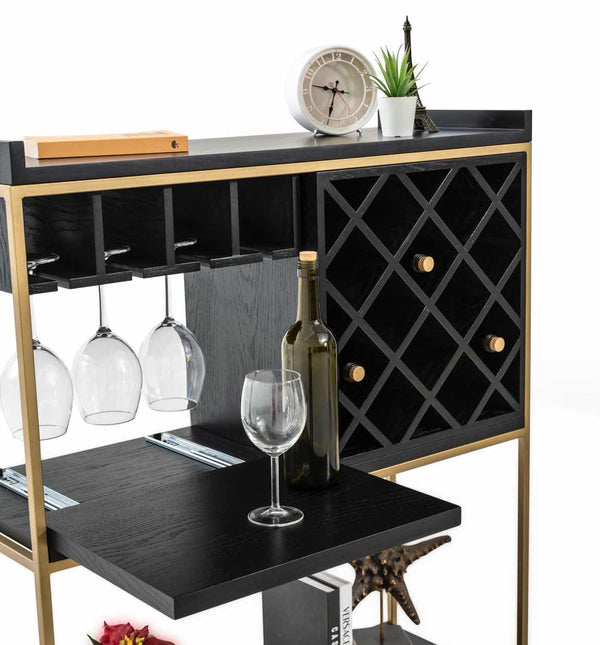 Mobile bar Jack – Nero