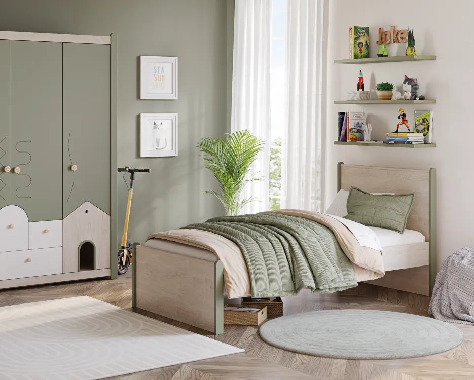 Joy Montessori Letto con Testiera