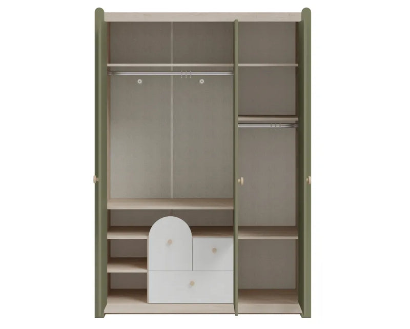 Joy Montessori 3-türiger Kleiderschrank