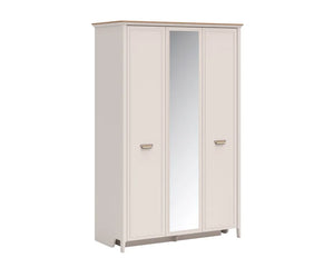 Mugla 3-türiger Kleiderschrank mit Spiegel