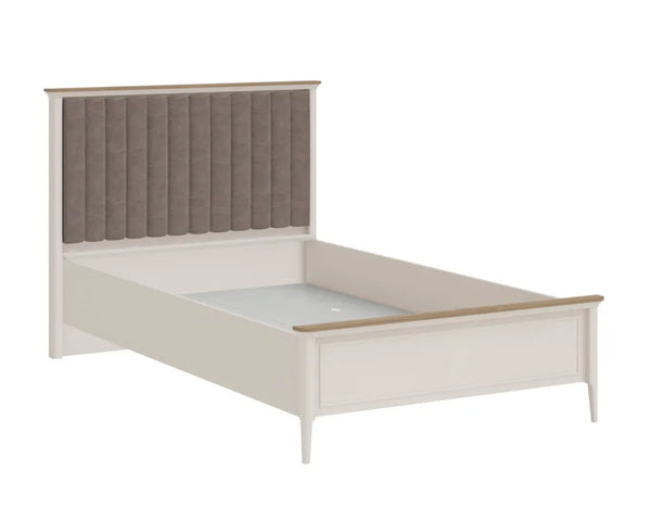 Mugla-Bett mit gepolstertem Kopfteil – 100x200 / 120x200