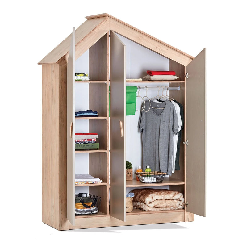 My House 3-Door Wardrobe