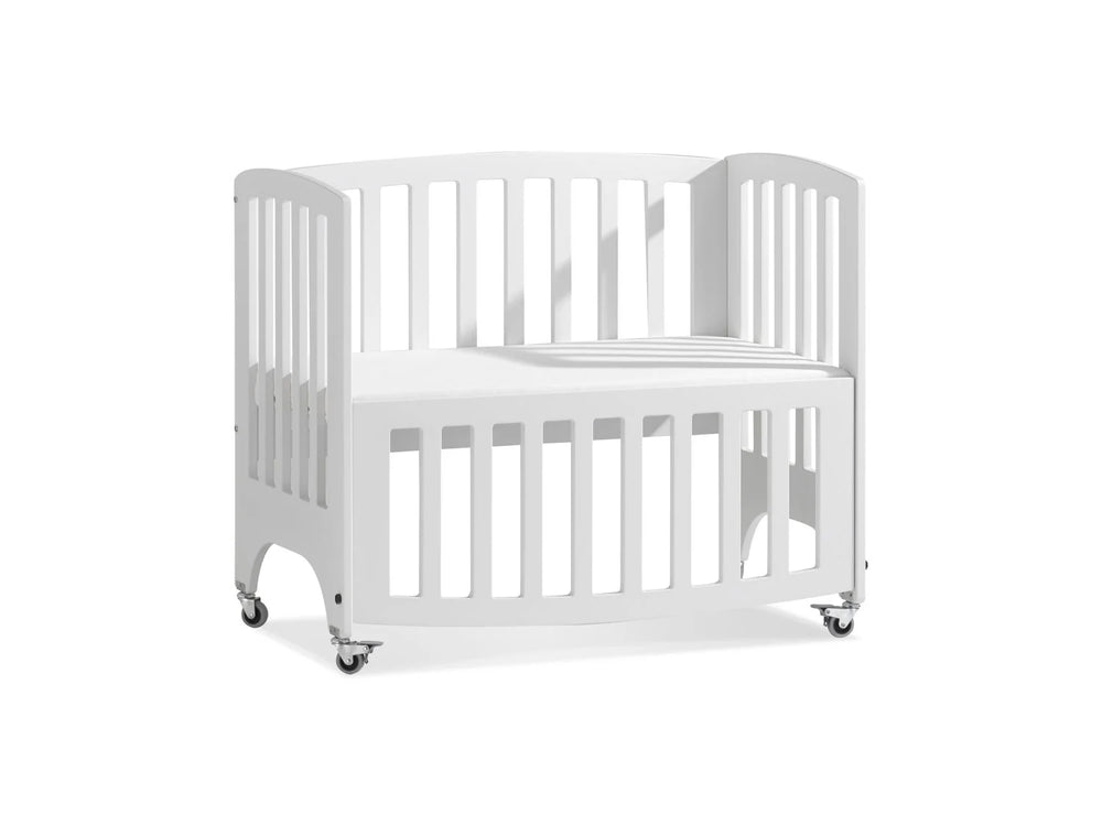 Nido Culla Co-sleeping 55x95 cm bianca, vista con sponda aperta