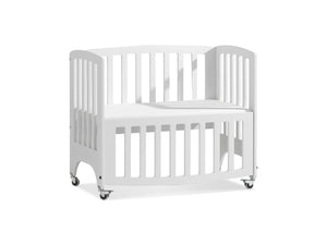 Nido Culla Co-sleeping 55x95 cm bianca, vista con sponda aperta