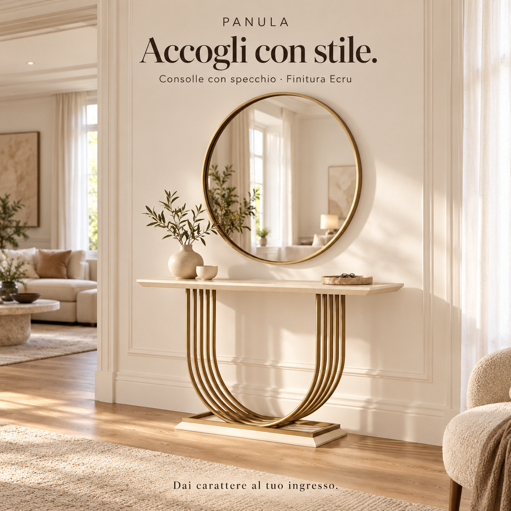 Consolle con specchio Panula