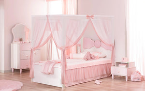 Pollina Letto con Zanzariera 100x200 cm