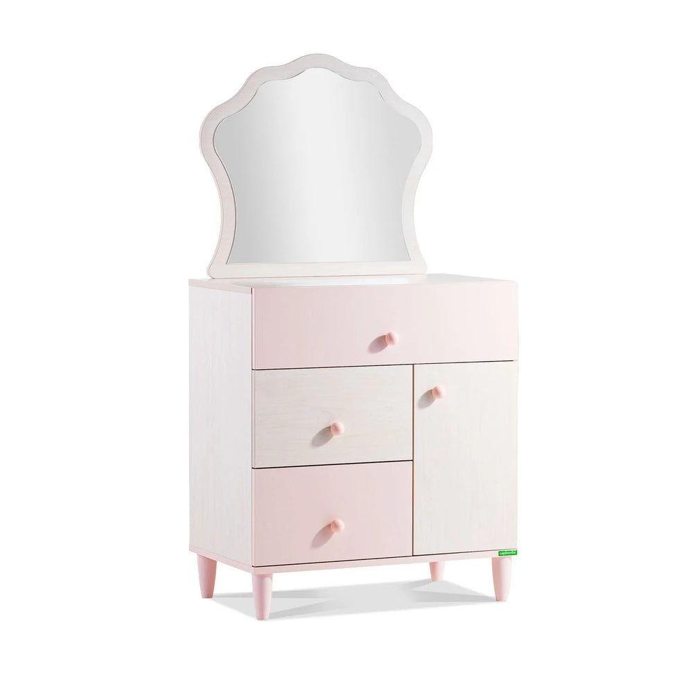 Pollina Cassettiera con Specchio