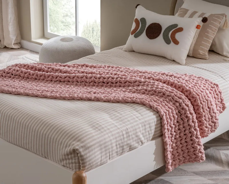 Pufy Coperta in Maglia