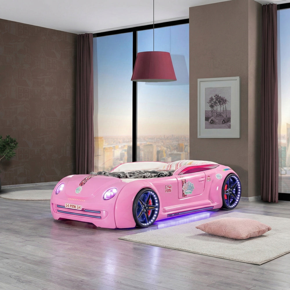 Letto Auto Pink Love – Rosa