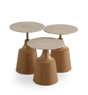Set 3 tavolini a incastro Astra – Ceramica