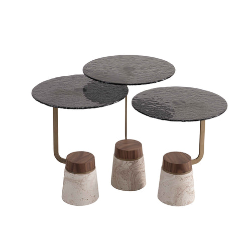 Set 3 tavolini a incastro Bold – Fusion