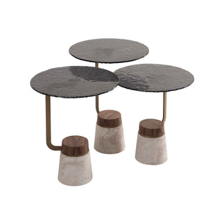 Set 3 tavolini a incastro Bold – Fusion