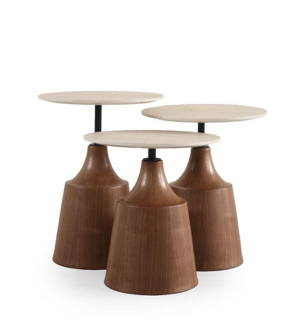 Set 3 tavolini a incastro Capri – Ceramica