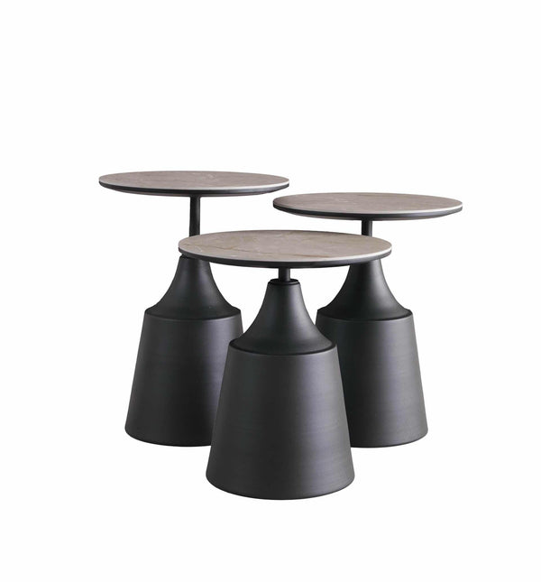 Set 3 tavolini a incastro Grade – Sarancolin