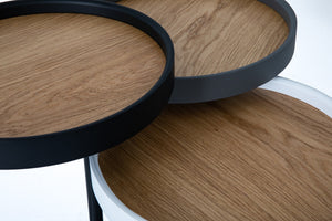 Set 3 tavolini a incastro Ren – Rovere