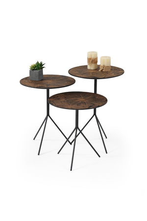 Set 3 tavolini a incastro Solo