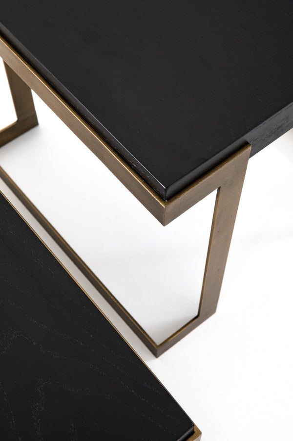 Set tavolini da salotto Bogota – Nero