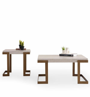 Set tavolini da salotto Bogota – Travertino