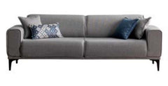 Divano Stil 3 Posti Grigio