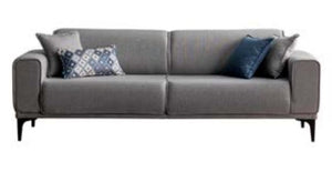 Divano Stil 3 Posti Grigio