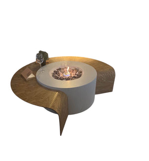 Tavolino da salotto Calista – Rovere