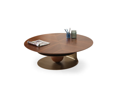 Tavolino da salotto Dunch – Ottone