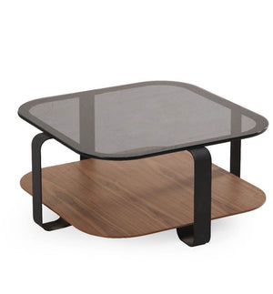 Tavolino da salotto quadrato Royal – Noce americano