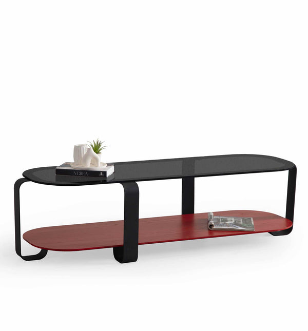 Tavolino da salotto rettangolare Royal – Rosso