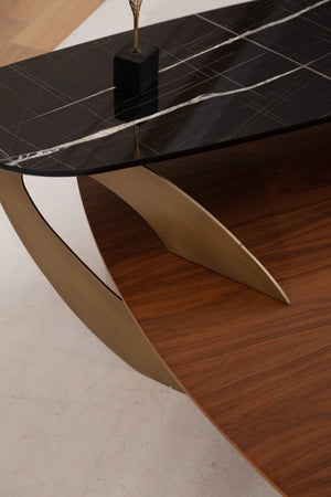 Tavolino da salotto Solid – Ottone