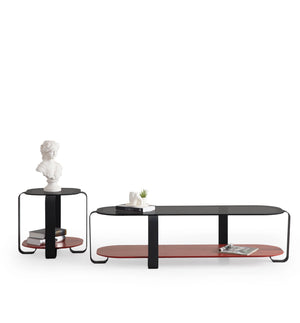 Tavolino laterale Royal – Rosso