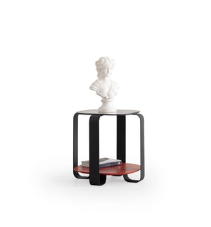 Tavolino laterale Royal – Rosso