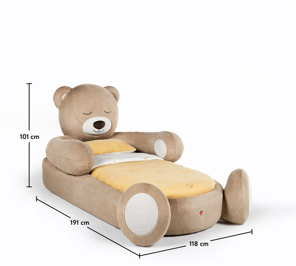 Lettino Teddy con Materasso Bamboo+
