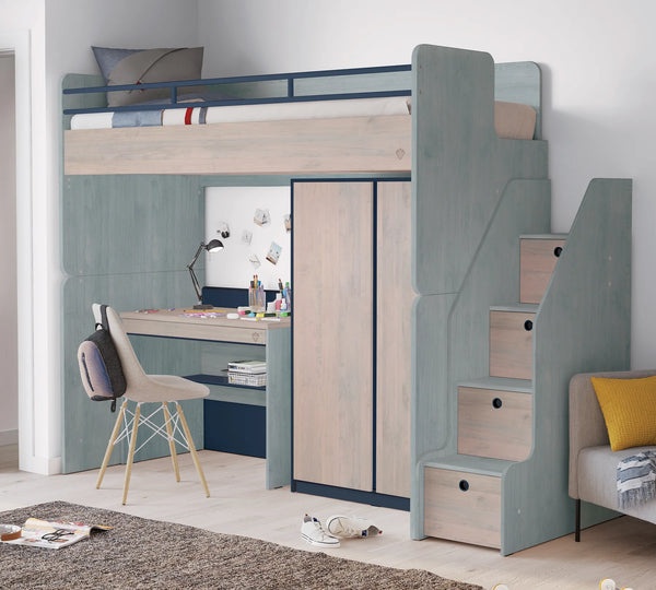 Letto a Castello Studio Trio Set-5