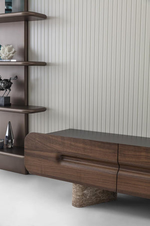 Maybach TV-Möbel in Walnuss